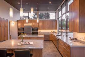 Modern kitchen cabinets custom designed thoughtfully built carefully installed all over florida and beyond. 75 Beautiful Mid Century Modern Kitchen With Light Wood Cabinets Pictures Ideas July 2021 Houzz