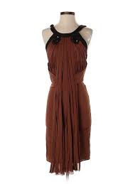 Details About Nwt J Mendel Women Brown Cocktail Dress 4