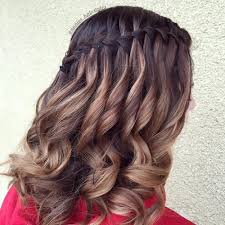 Go for a combover cornrow style with bright curlicue ends. 40 Flowing Waterfall Braid Styles Waterfall Braid Tutorial And Inspiration