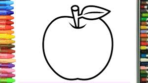Dibujo Manzana Para Colorear