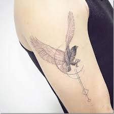Bird Of Prey Tattoo Tattoo Ideas Geometric Geometrictattoos Eagle Tattoos Geometric Tattoo Small Eagle Tattoo