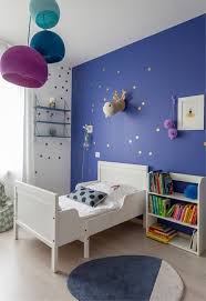 Coin Nuit De La Chambre Bleu Indigo Realisee Par Delphine Guyart Design Chambre Enfant Deco Chambre Garcon Deco Chambre Enfant