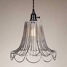 Ctw 930102w Shabby Chic Pulldown Wire Pendant Lamp Amazon Com