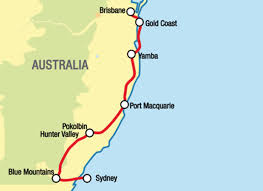 The left map presents the place for which you want to find the antipodal point. Brisbane Nach Sydney Motorradtour Selbstgefuhrte Motorradtour
