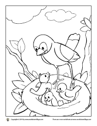 Plus, it's an easy way to celebrate each season or special holidays. Love Nest Coloring Pages Kidsuki