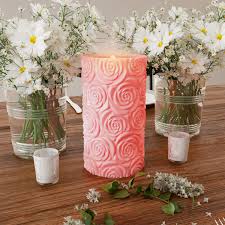 $20.00 was $22 on 15/06/2021. Led Candle With Remote Control Rose Design Scented Wax Realistic Flickering Or Steady Flameless Pillar Light Ambient Home Decor By Lavish Home Walmart Com Walmart Com