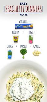 How To Make Spaghetti With Herbed Ricotta And Garlic Recipes Cooking Recipes Food