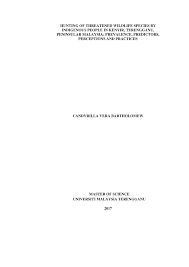 Berumur 13 tahun pada tahun semasa pengambilan murid tingkatan 1. Pdf Hunting Of Threatened Wildlife Species By Indigenous People In Kenyir Terengganu Peninsular Malaysia Prevalence Predictors Perceptions And Practices