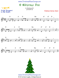 Easiest songbook of the best pieces to play for beginners children and students of all ages * big notes * first book * simple melodies. O Christmas Tree For Trumpet Free Sheet Music