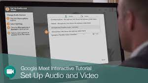 Once all or a region is selected, you can then change that selection's sound with an effect. Set Up Audio Video In Google Meet Customguide