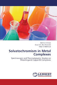 Amazon.com: Solvatochromism in Metal Complexes: Spectroscopic and  Thermodynamic Studies