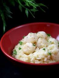 Risotto Cremeux Aux Coquilles Saint Jacques Recette Recettes De Cuisine Recette Risotto Risotto Cremeux