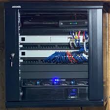 Wall mounted network cabinet feature: Finally Finished My Home Network Rack What Are Your Thoughts Ubiquiti Community
