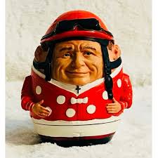 Kentucky Derby Jockey Pat Day Nesting Dolls Set Vintage/ Collectors Item  Figurines