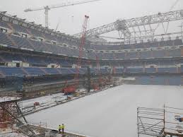 The real madrid stadium is more commonly known by the name of its founder, santiago bernabeu, and is used to host real madrid´s 1st team matches and the occasional concert. Real Madrid La Ligain Pictures Snow Falls At The Bernabeu This Thursday Was A Very Snowy Day In Madrid And Marca English