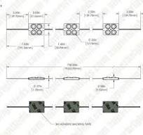 Single Color Square LED Module - 4 SMD LEDs - 250 Lumens/Module - Wide Beam - 20-Pack / 100-Pack