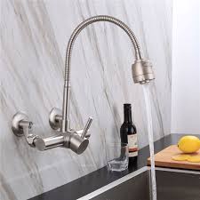 Wall mounted kitchen mixer taps from alibaba.com to create an ergonomic design in your space decor. Wall Mounted Stainless Steel Mixer Tap Kitchen Sink Faucet Wall Mount Kitchen Faucet Modern Kitchen Faucet Kitchen Faucet