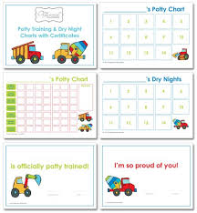 Potty Training Charts