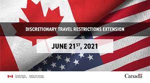 The canadian government has put in place the government of canada has been extending its coronavirus travel restrictions regularly since. Canada Border Services Agency Discretionary Non Essential Travel Restrictions Between The United States And Canada Will Be Extended To June 21 2021 Http Ow Ly Fvpi50ershc Facebook