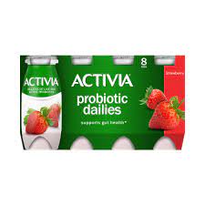 Activia Dailies Probiotic Drinks Strawberry