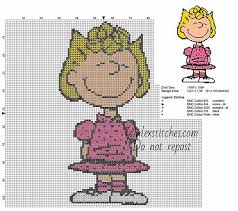 These patterns are all free to use, just click the image and you'll be redirected to where the pattern is. Sally Brown Peanuts Cartoons Character Free Cross Stitch Pattern Free Cross Stitch Patt Cross Stitch Cross Stitch Patterns Disney Cross Stitch