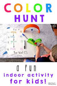 Color Hunt Kids Learning Activities Color Activities For Toddlers Preschool Activities