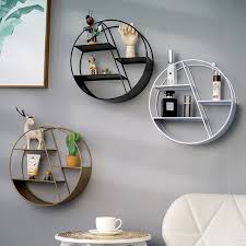These shelves are ideal for displaying your growing and changing collection of photos, prints, cards, invitations and small collectibles. Buy Online 1pc Nordic Style Round Iron Shelf Wall Decorative Shelves White Black For Home Living Room Decorations Wall Home Decor Alitools