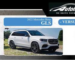 MercedesBenz GLE and GLS side by side comparison front view luxury SUV, buatan AI