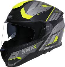 They reduce the risk of head injury by 69% and the risk of death by 42%. Smk Gullwing Tekker Flip Up Helmet
