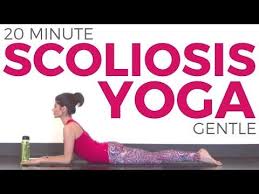 20 Minute Gentle Yoga For Scoliosis Sarahbethyoga Youtube Scoliosis Exercises Scoliosis Yoga For Scoliosis