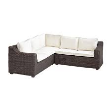 Coral Bay Java Wicker Sectional With Cushions Pier 1 In 2020 Wicker Sectional Backyard Furniture Wicker Patio Furniture