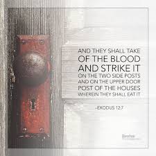 Blood on the door post images. Revive Thy People On Twitter Exodus 12 7 Sacrifice Lamb Passover Door Cross