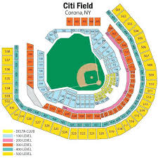 citi field seating map field seat map also with numbers