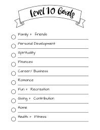 Level 10 Life Printable Bundle Bullet Journal Level 10 Life Etsy In 2020 Bullet Journal Level 10 Goal Charts Wheel Of Life