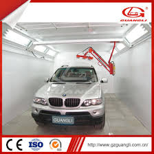 Put left side, right side or back are all ok. China Guangli Manufacturer Oem High Quality Cheap Car Spray Paint Booth With Movable Infrared Light Heating China Spray Booth Car Painting Booth