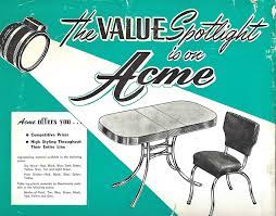 Maybe you would like to learn more about one of these? Still In Production After Nearly 70 Years Acme Dinettes Retro Renovation