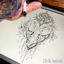 Elephant Tattoos Tattoos Elephant Tattoo Mandala Tattoo Thigh Tattoo Mandala H In 2020 Geometric Elephant Tattoo Elephant Tattoo Design Elephant Tattoos