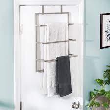 Over the door towel holder for bathroom. Rebrilliant Bhavya Over The Door Towel Rack Reviews Wayfair