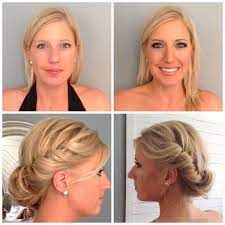 Before And After Hairstyles For Thin Hair Thin Fine Hair Wedding Hair And Makeup