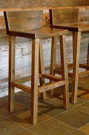 Custom Barstool By Woodvisions Inc Custommade Com Diy Bar Stools Wood Bar Stools Farmhouse Chairs