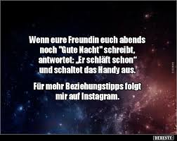 Die nacht legt sich über unsere seelen, verzaubert mit geheimnisvoller schönheit. Wenn Eure Freundin Euch Abends Noch Gute Nacht Lustige Bilder Spruche Witze Echt Lustig