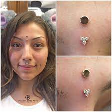 Vaughnbodyarts Spike Earrings Minimalist Earrings Eye Piercing