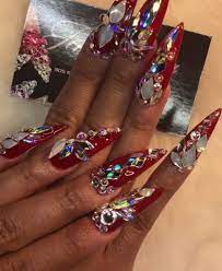 Cardi B Nails Cardi B Nails Nail Jewels Bling Nails