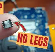 First Attempt at Replacing a BIOS Chip with No Legs
