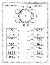 Elapsed Time Addition Homeschool Math 3rd Grade Math Elementary Math