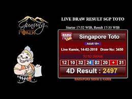 Hasil Togel Sgp Dan Pengeluaran Sgp Hari Ini 14 Februari 2019 Data Sgp 11 Februari Kamis Tanggal