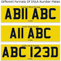 DVLA number plates for sale from www.carreg.co.uk