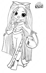 lol suprise omg swag fashion doll coloring pages coloring cool