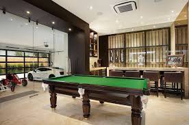 Pool Table In The Garage Love It Melbourne House Modern Mansion Game Room Design