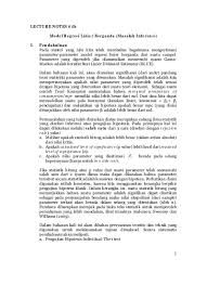 Analisis regresi linier berganda digunakan untuk memprediksi jumlah daya terpasang (rumah tangga, publik, industri, bisnis) sebagai (y) di provinsi lampung pada tahun 2014 sampai 2030 ditinjau dari dan (pdrb, losses, faktor beban,. Lecture Notes 4b Model Regresi Linier Berganda Masalah Inferensi I Pendahuluan Bahan Kuliah 4b